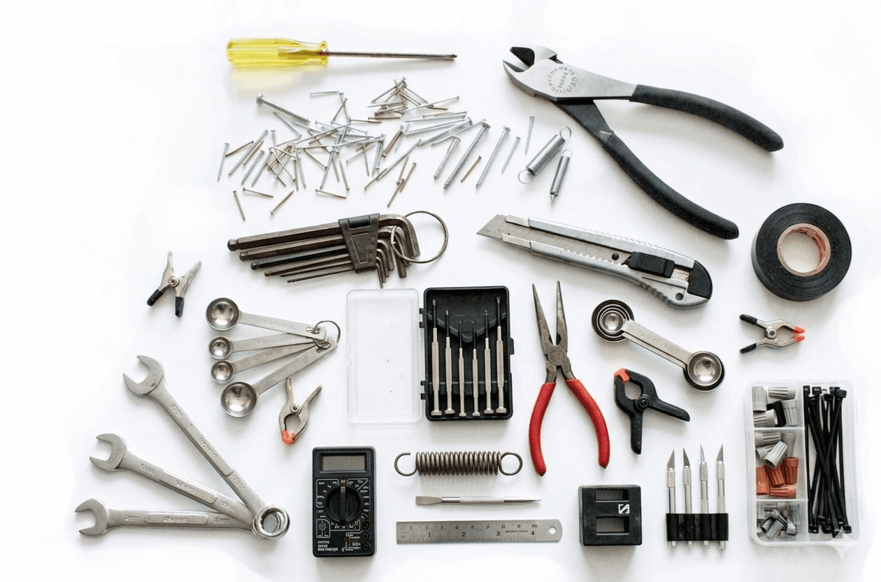 Professional handyman tools and equipment